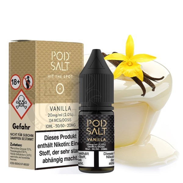 Pod Salt - Vanilla 20mg/ml Steuerware